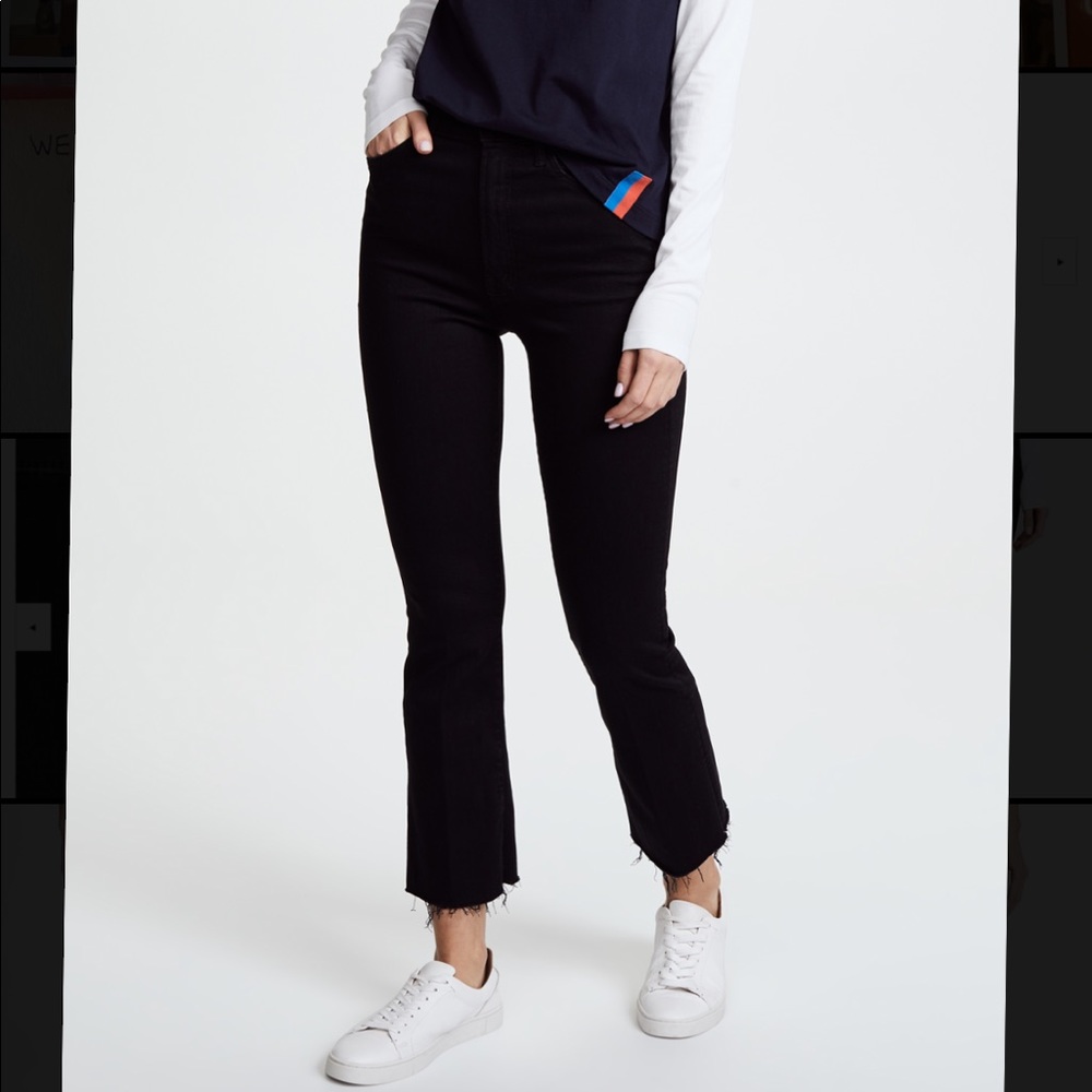 MOTHER Rascal Ankle Blackbird Jeans